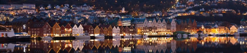 Bryggen in Bergen – the German Wharf (modified)